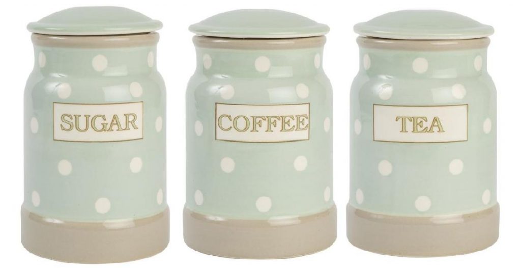 Tea coffee & sugar canisters